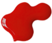 Roter Farbklecks Roter Klecks